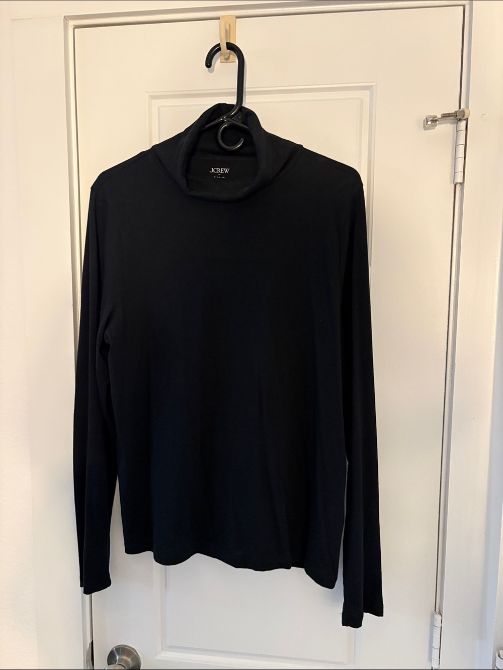 J. Crew Black Long-Sleeve Turtleneck Tee